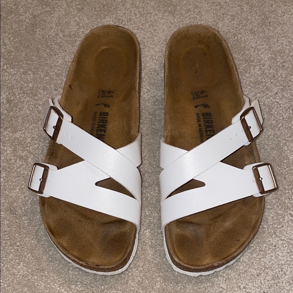 Birkenstock White Sandals